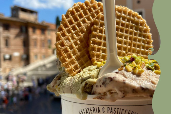 Don Nino - gelato a piazza di Spagna - Roma