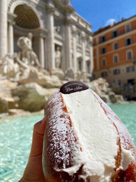 Don Nino - maritozzo Fontana di Trevi